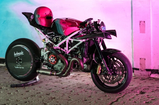 Ducati 999s tuyệt phẩm độ từ thương hiệu nón bảo hiểm helmade - 10