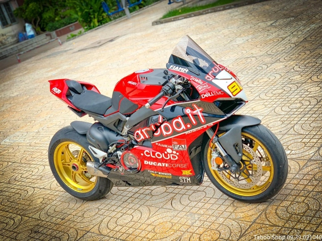 Ducati panigale v4 độ mê hoặc với phong cách wsbk của biker việt - 3