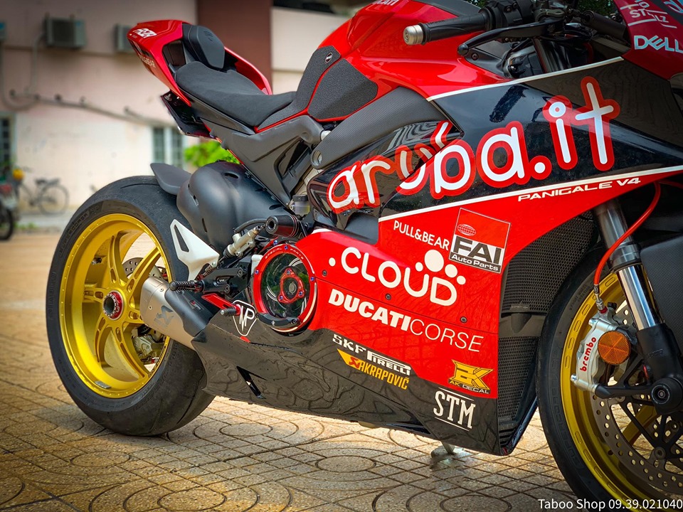 Ducati panigale v4 độ mê hoặc với phong cách wsbk của biker việt - 9