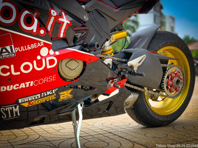 Ducati panigale v4 độ mê hoặc với phong cách wsbk của biker việt - 12