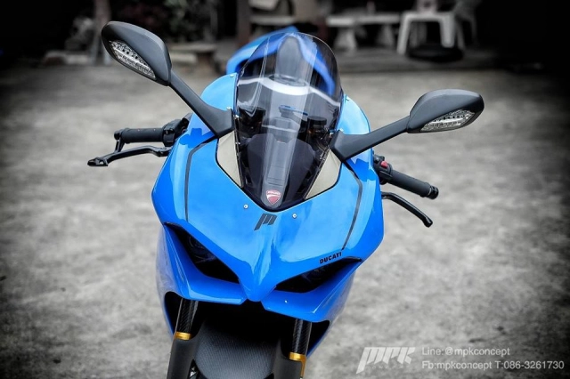 Ducati panigale v4s new blue độ độc nhất từ trước đến nay - 3