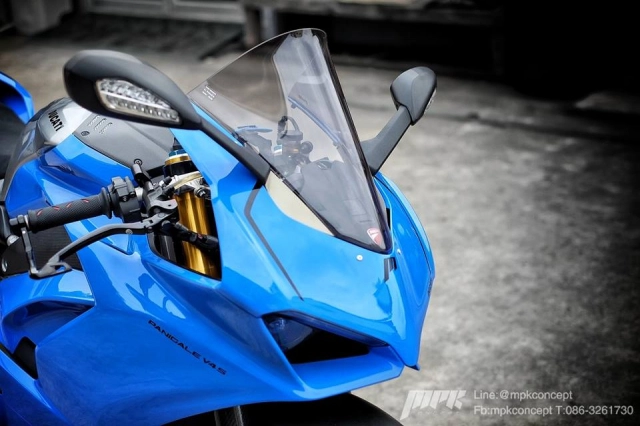 Ducati panigale v4s new blue độ độc nhất từ trước đến nay - 4