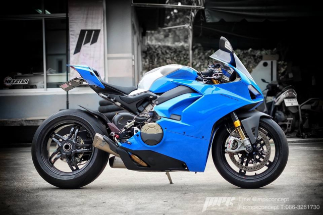 Ducati panigale v4s new blue độ độc nhất từ trước đến nay - 16