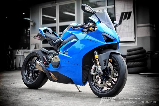 Ducati panigale v4s new blue độ độc nhất từ trước đến nay - 17