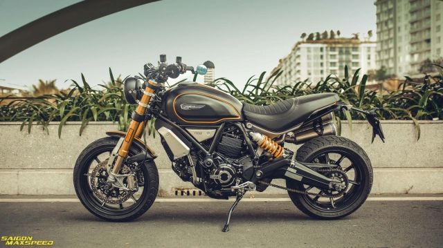 Ducati scrambler 1100 sport độ - vẻ đẹp thanh lịch đầy ấp công nghệ trên đường phố việt - 2