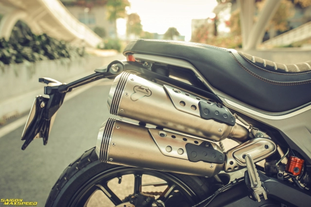 Ducati scrambler 1100 sport độ - vẻ đẹp thanh lịch đầy ấp công nghệ trên đường phố việt - 8