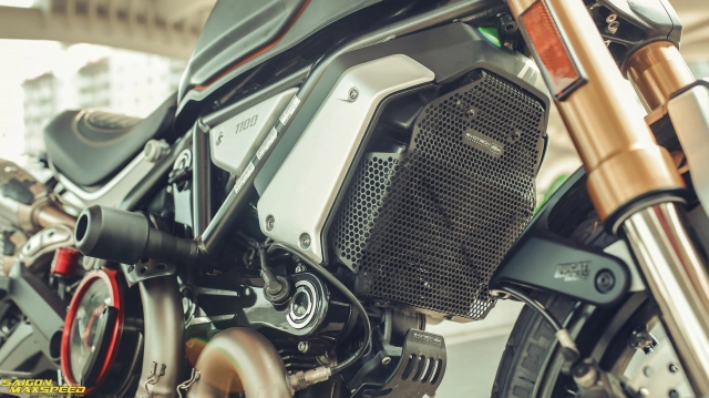 Ducati scrambler 1100 sport độ - vẻ đẹp thanh lịch đầy ấp công nghệ trên đường phố việt - 11