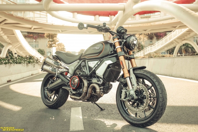 Ducati scrambler 1100 sport độ - vẻ đẹp thanh lịch đầy ấp công nghệ trên đường phố việt - 13