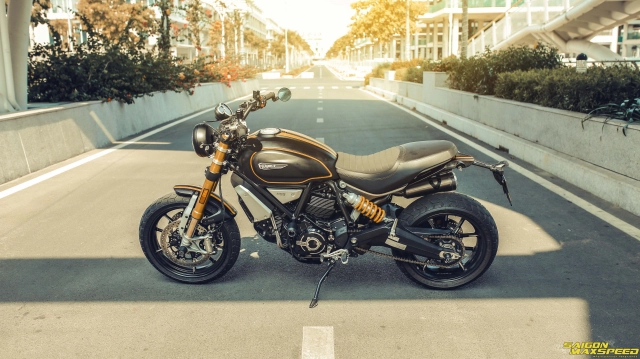 Ducati scrambler 1100 sport độ - vẻ đẹp thanh lịch đầy ấp công nghệ trên đường phố việt - 14