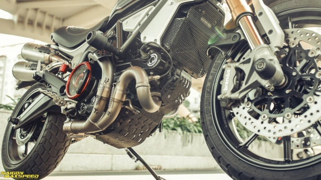 Ducati scrambler 1100 sport độ - vẻ đẹp thanh lịch đầy ấp công nghệ trên đường phố việt - 23