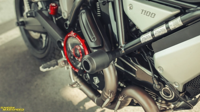 Ducati scrambler 1100 sport độ - vẻ đẹp thanh lịch đầy ấp công nghệ trên đường phố việt - 27