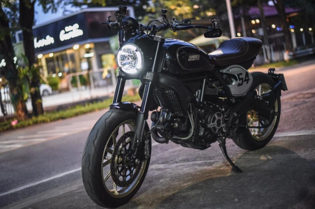 Ducati scrambler cafe racer vẻ đẹp khó cưỡng khi qua tay mugello - 1