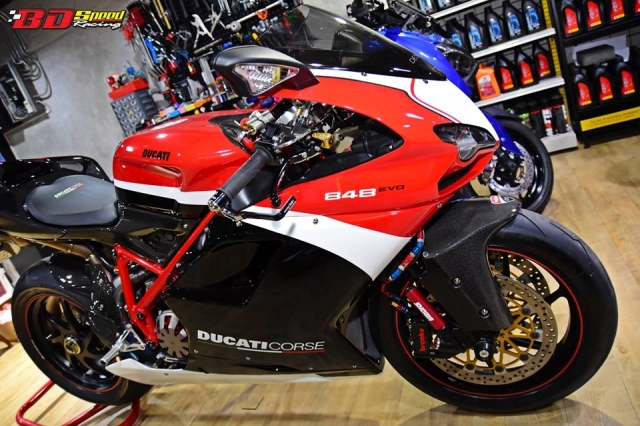 Ducati sport 848 evo corse huyền thoại cực chất với dàn trang bị cao cấp - 5
