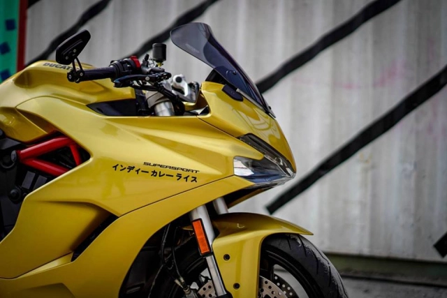 Ducati supersport độ chất chơi với gam màu vàng candy độc nhất vô nhị - 1