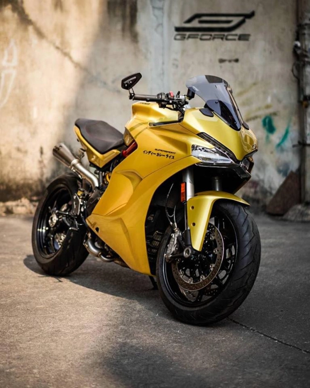 Ducati supersport độ chất chơi với gam màu vàng candy độc nhất vô nhị - 7