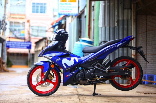 Exciter 150 độ giản đơn với dàn chân 3 đao cực bén của biker bến tre - 4