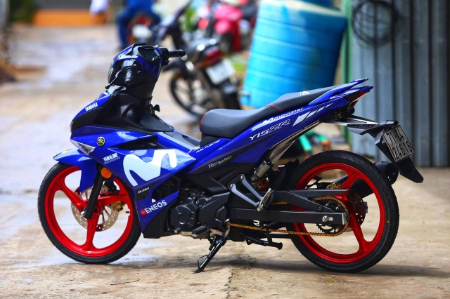 Exciter 150 độ giản đơn với dàn chân 3 đao cực bén của biker bến tre - 6