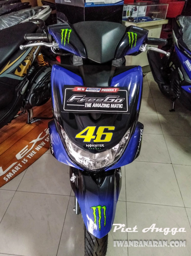 Freego 125 2019 xuất hiện với bộ cánh monster energy tại đại lý - 3