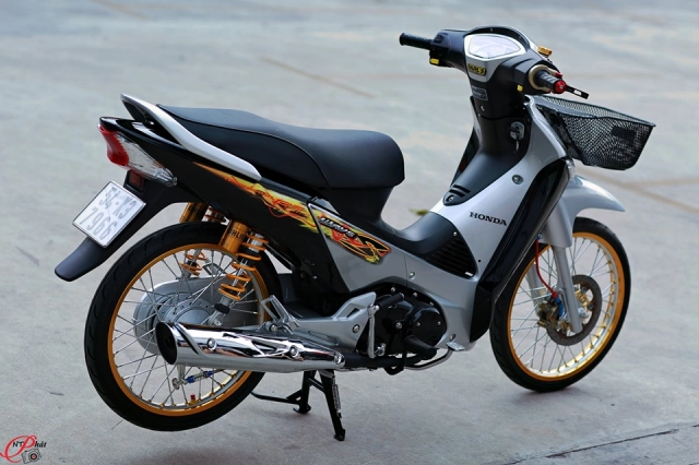 Future 125 dọn style đen bạc đẹp bá cháy với dàn chân vô đối - 12