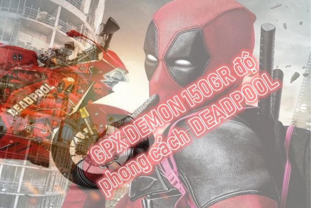 Gpx 150 gr đô lây lôi vơi phong cach deadpool cua biker nươc ban - 1