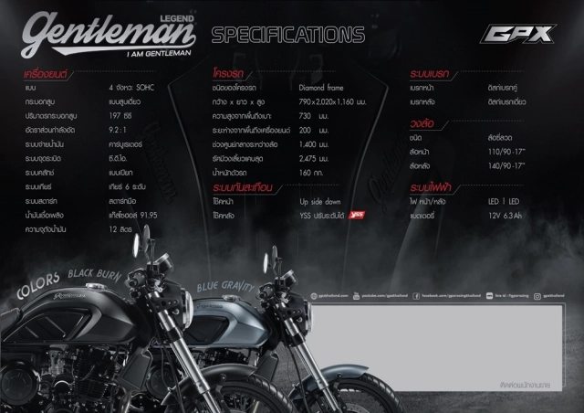 Gpx legend gentleman 200 2019 ra mắt giao diện mới - 18