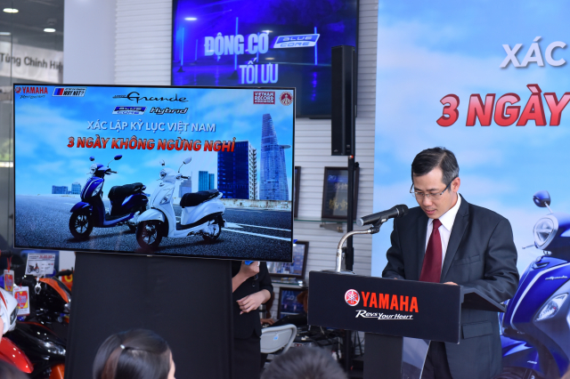 Grande hybrid xác lập 2 kỷ lục việt nam cho yamaha motor - 2