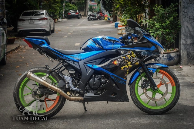 Gsx-r150 độ cá tính với phong cách bumblebee - 3