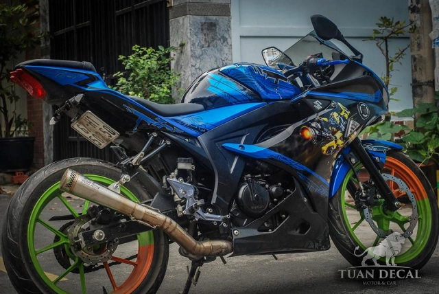 Gsx-r150 độ cá tính với phong cách bumblebee - 4