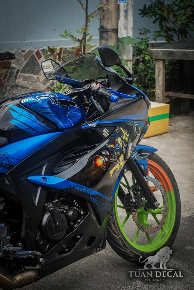 Gsx-r150 độ cá tính với phong cách bumblebee - 6