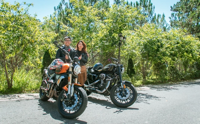 Harley-davidson roadster 1200cc cùng nữ biker yêu kiều vượt hành trình hơn 1000km - 3