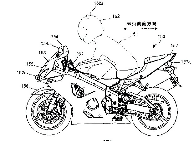 Hé lộ thông tin suzuki đang phát triển hệ thống radar trên xe mô tô - 3