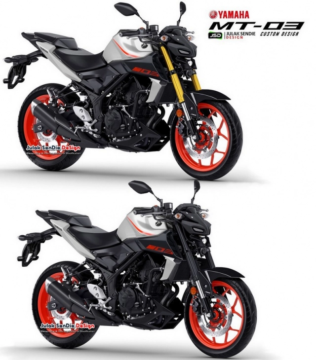 Hình ảnh thiết kế của yamaha mt-03 mới dự kiến ra mắt trong năm nay - 4