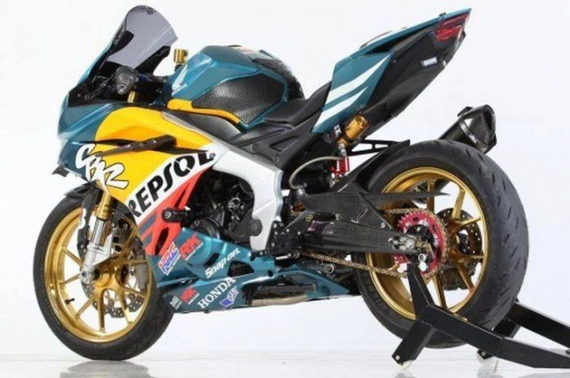 Honda cbr250rr bản tùy chỉnh đặc biệt theo phong cách repsol - 6