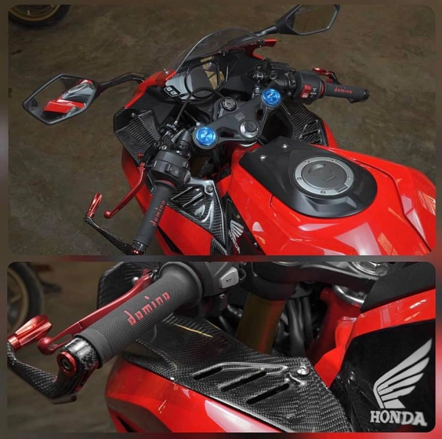 Honda cbr250rr độ khác thường với phong cách deadpool - 5