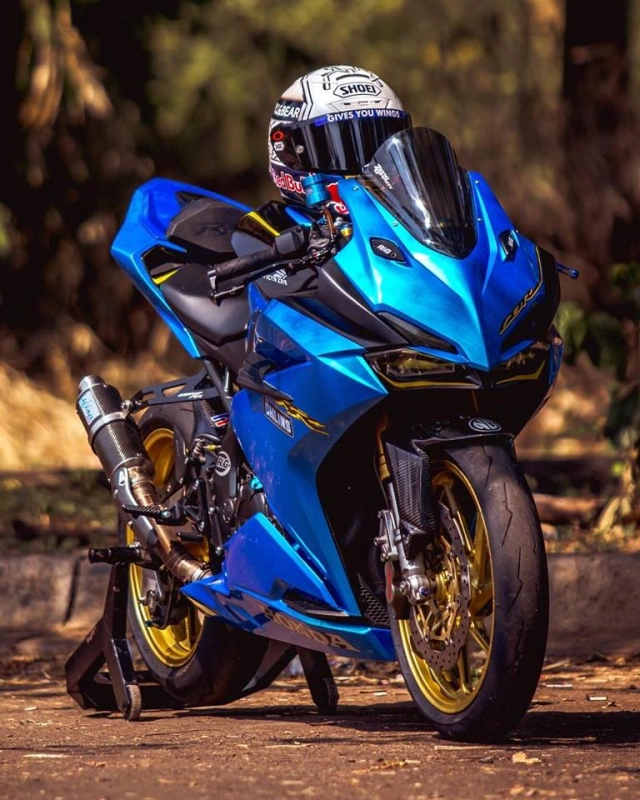 Honda cbr250rr độ phong cách xanh blue tràn đầy hi vọng - 1