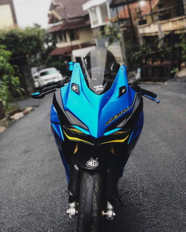 Honda cbr250rr độ phong cách xanh blue tràn đầy hi vọng - 3