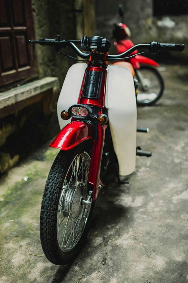 Honda cub 81 độ sự lột xác ngoạn mục mang đậm chất cổ của biker hà thành - 5