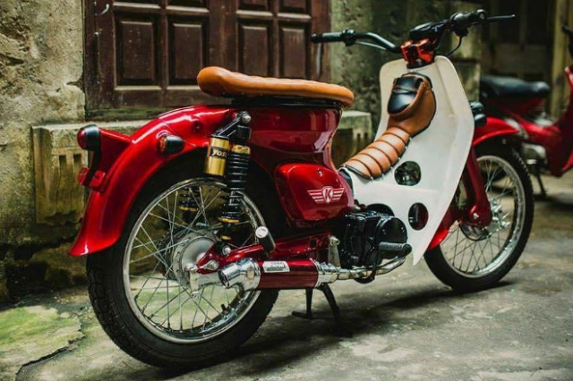 Honda cub 81 độ sự lột xác ngoạn mục mang đậm chất cổ của biker hà thành - 7