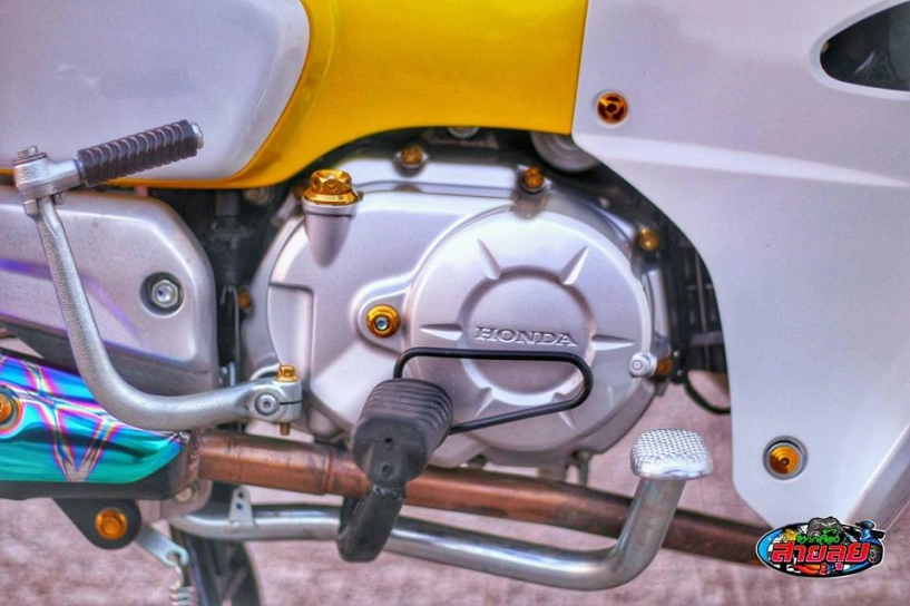 Honda cub độ với option đồ chơi kiểng giá trị của biker thailand - 5