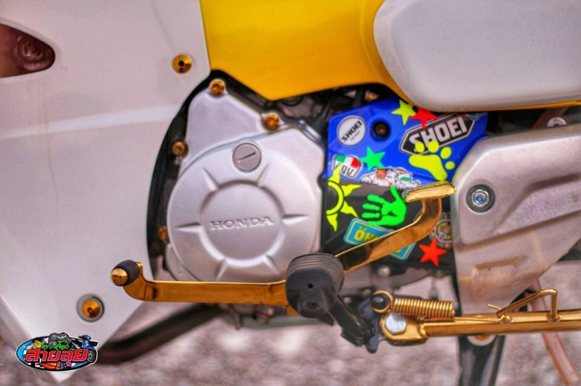 Honda cub độ với option đồ chơi kiểng giá trị của biker thailand - 6