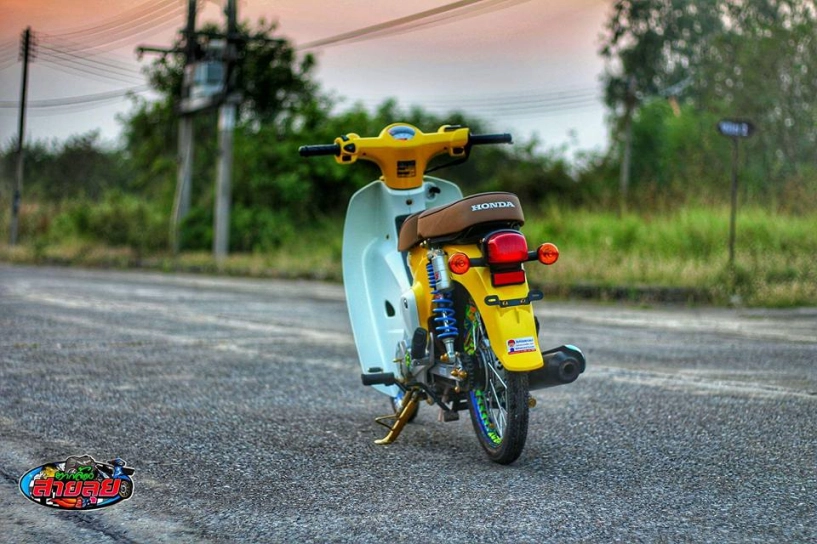 Honda cub độ với option đồ chơi kiểng giá trị của biker thailand - 11