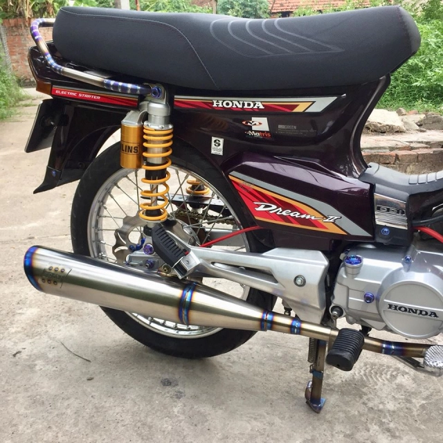 Honda dream độ hơi thở titanium đầy sức công phá - 5