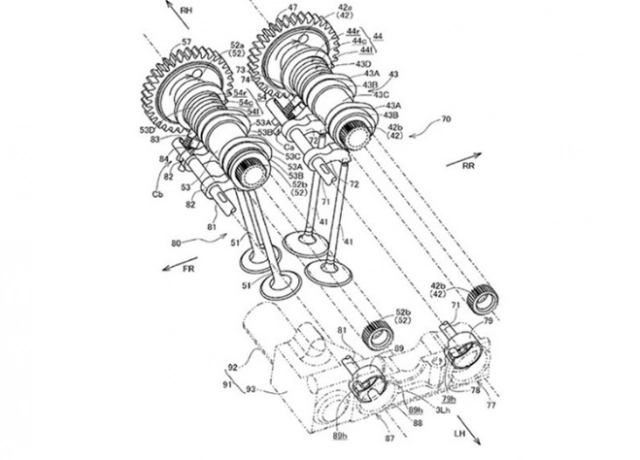 Honda hé lộ bảng thiết kế van biến thiên-vtec mới có được áp dụng cho cbr1000rr mới - 6