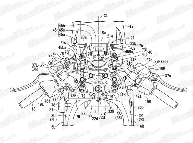 Honda neo wing được hé lộ bảng thiết kế hệ thống trợ lực tay lái cao cấp - 6