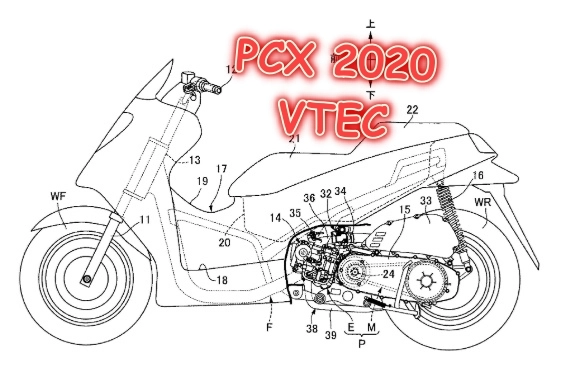 Honda pcx thế hệ mới sẽ được trang bị công nghệ vtec - 1