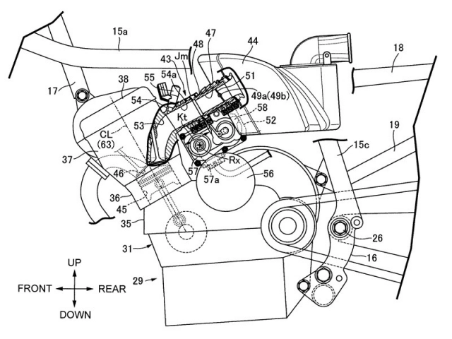 Honda tiếp tục tiết lộ thiết kế động cơ của mẫu cbx 6 xy-lanh - 5