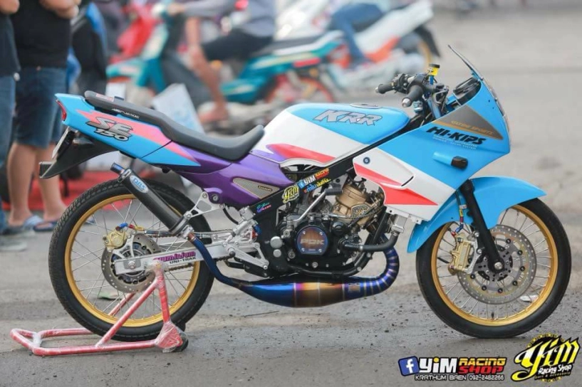 Kawasaki kips 150 độ cực chất đọ dáng cùng bóng hồng của biker thailand - 2