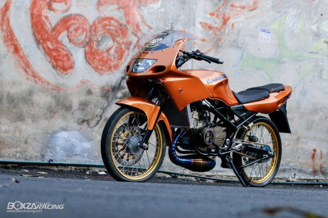 Kawasaki krr zx150 trong bản độ đậm chất racing đến từ xứ chùa vàng - 1