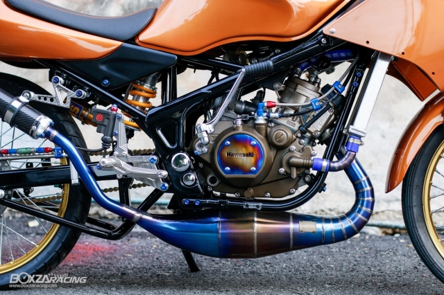 Kawasaki krr zx150 trong bản độ đậm chất racing đến từ xứ chùa vàng - 3