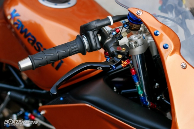 Kawasaki krr zx150 trong bản độ đậm chất racing đến từ xứ chùa vàng - 4